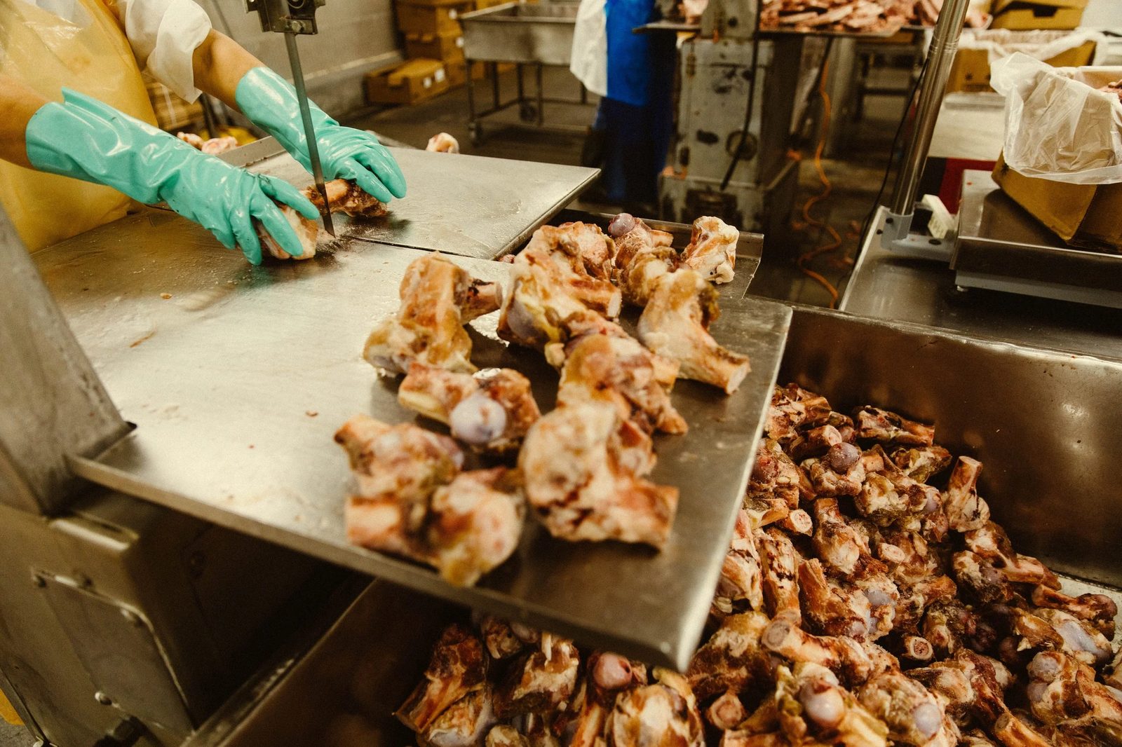 Inside the T&T Foods processing facility in Vernon, CA